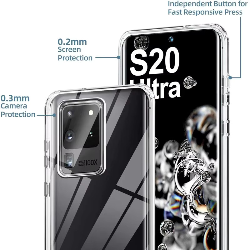 Transparente 360 Grad Vollschutz Hülle für Samsung Galaxy S26 S25 S24 S22 S21 S20 Ultra Note 20 A56 A57 A37 S10 S9 S8 Plus - Bild 5