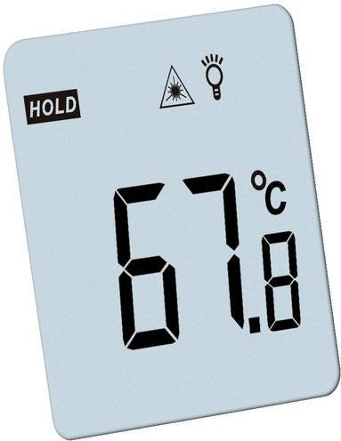 TFA Dostmann RAY LIGHT Infrarot-Thermometer mit 12:1 Optik für berührungslose IR-Messung von -50 bis 400°C in Weiß - Bild 1