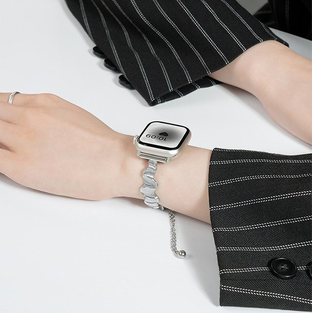JBAILI Uhrenarmband Edelstahl, Silber, Unisex - Bild 1