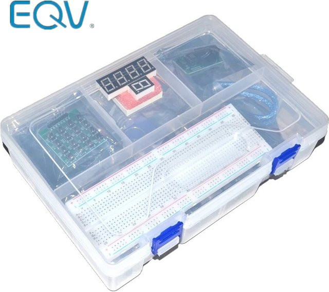 Mega 2560 R3 Arduino Starter Kit mit Motorservo, RFID, Ultraschall-Sensor, Relais und LCD in Multicolor - Bild 1