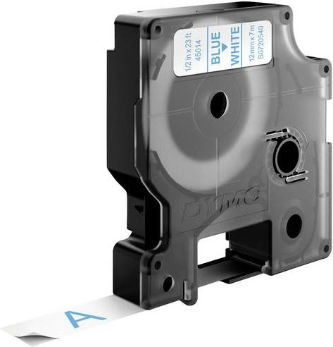 DYMO D1 Schriftbandkassette 45014, Farbe: Blau auf Weiß, Breite: 12 mm, Länge: 7 m - Bild 2