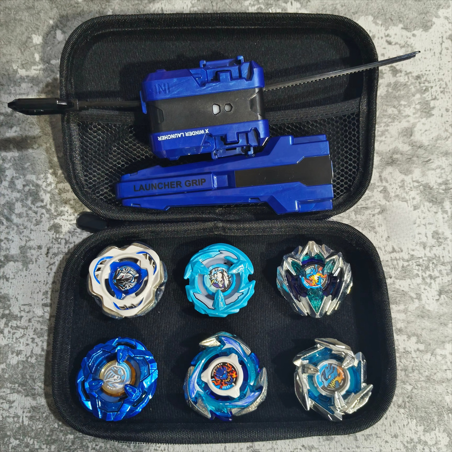 LDCX Gyro Launcher-Kombination Deluxe Edition, blaue Version, mit Aufbewahrungstasche - Bild 2