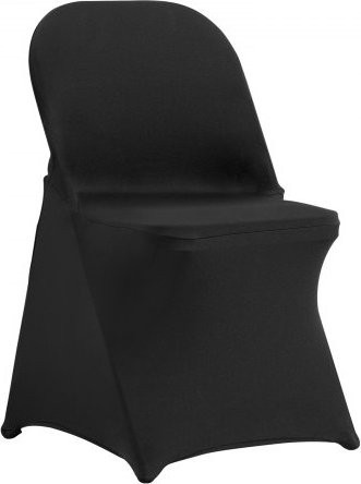 VEVOR Stuhlhussen aus elastischem Spandex für Klappstühle, 30 Stück, Schwarz - Bild 1