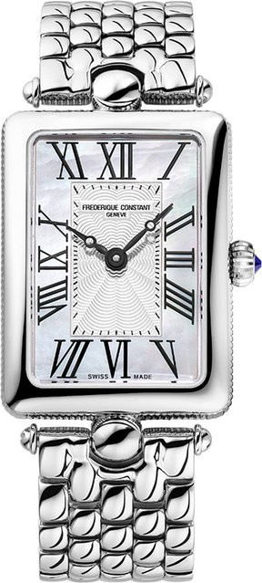 Frederique Constant Damenuhr, Quarz, Edelstahl, Weiß, 21 mm, 3 ATM - Bild 1