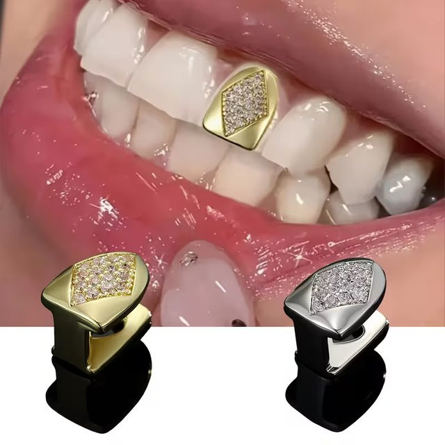 TOPGRILLZ Zahn-Grillz, Zirkonia, Unisex - Bild 1