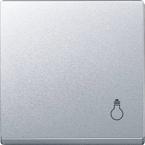 Merten Abdeckung Wechselschalter System M in Aluminium Silber MEG3302-0460 - Bild 1