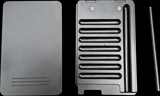 Huge Mai Schnupftabak-Set aus Metall mit Aluminiumstroh-Deckel in Schwarz, tragbare Aufbewahrung im Taschenformat inklusive Geschenkbox - Bild 1