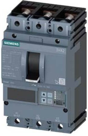 Siemens 3VA2225-5KP32-0AA0 Leistungsschalter in Grau mit einem Einstellbereich von 100 - 250A und einer maximalen Schaltspannung von 690 V/AC - Bild 1