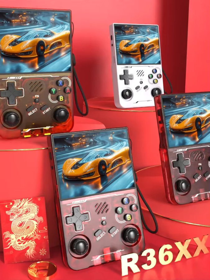 ZUIDID Retro R36S Handheld-Videospielkonsole mit 3,5 Zoll IPS-Bildschirm, 128GB Speicher, Wi-Fi und Linux-System in Grün - Bild 6