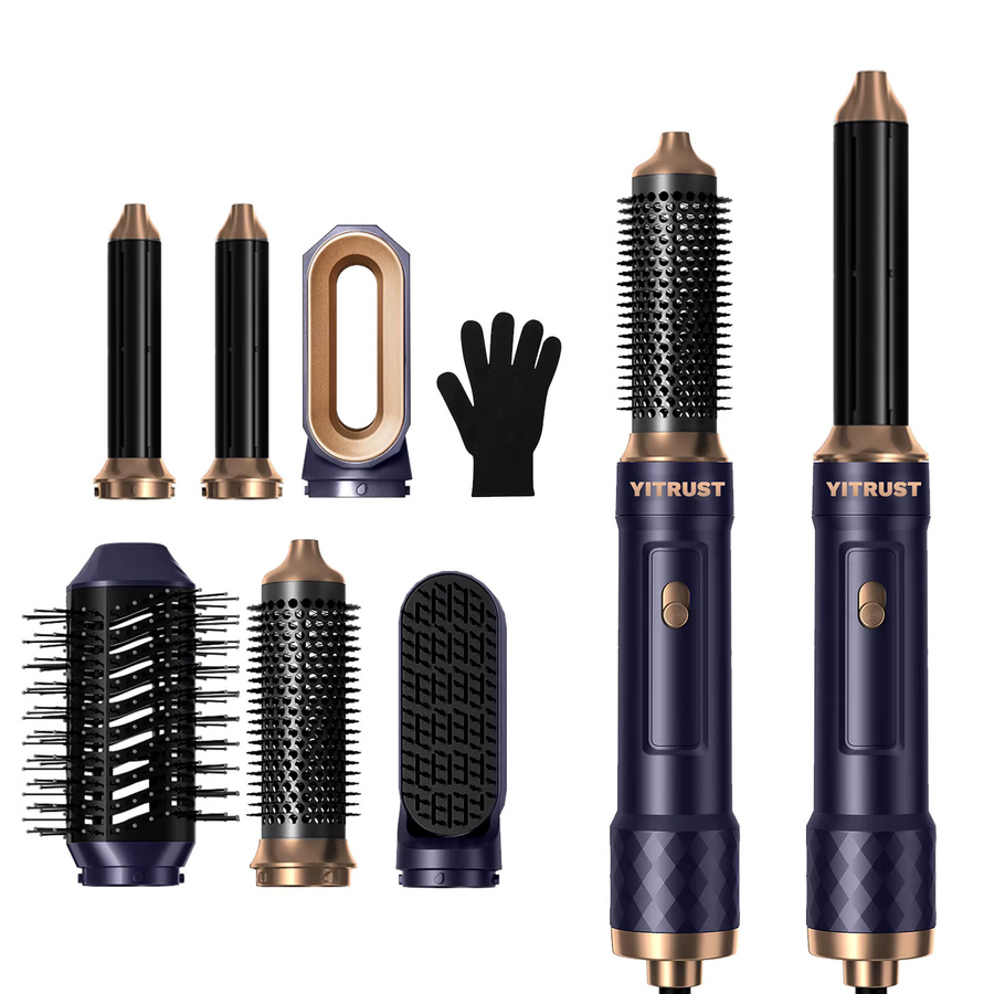 UKLISS 6-in-1-Haartrockner Multistyler Heißluftbürste, Unisex - Bild 6