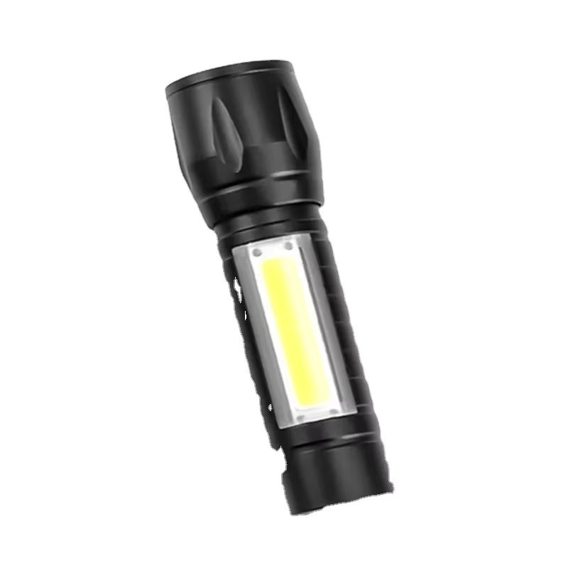 Wiederaufladbare LED Taschenlampe und Camping-Laterne in Schwarz für Outdoor und Garten - Bild 6