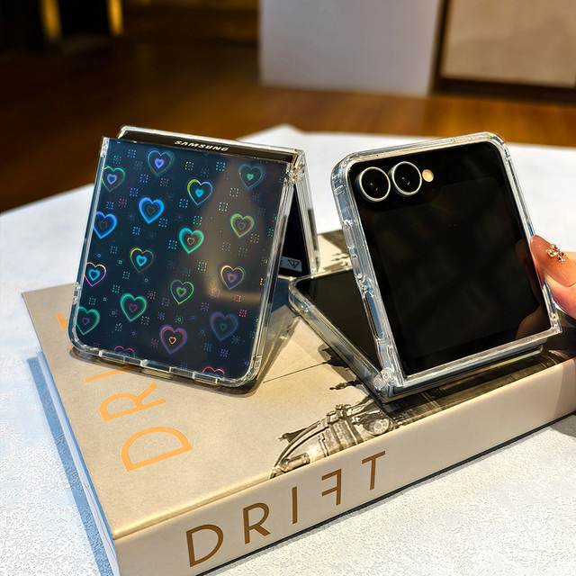 Samsung Laser-Design Handyhülle für Z Flip 5, Z Flip 6, Z Flip 7 und Z Flip 8 – Sturzsichere und wasserdichte Schutzhülle - Bild 1