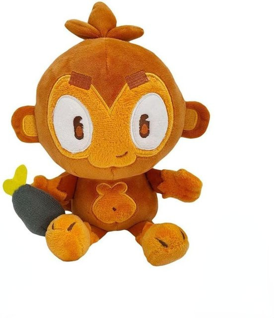 Toys-Glory Fourall Bloons TD Dart Monkey Plüschpuppe, orange - Bild 1