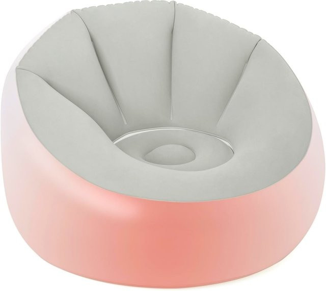 Bestway LED Luftsessel Sitzsack in Pink, B/T/H: 102 x 97 x 71 cm - Bild 1