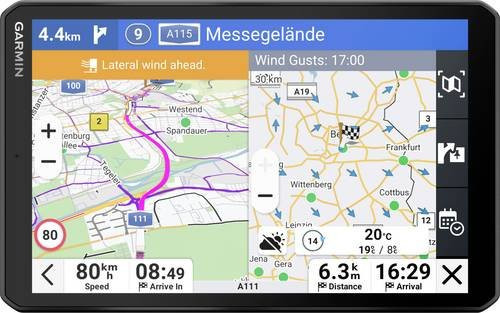 Garmin Dezl LGV820 GPS LKW-Navigationsgerät mit 8 Zoll Display in Schwarz - Bild 1