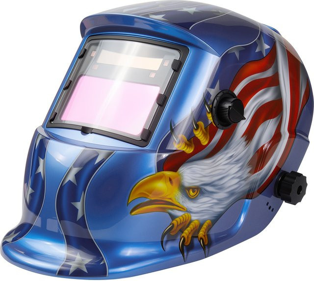 Geinxurn Schweißhelm SU SAFE-UP mit automatischer Verdunkelung und solarbetriebenem 2-Bogen-Sensor-Schirm - Bild 1