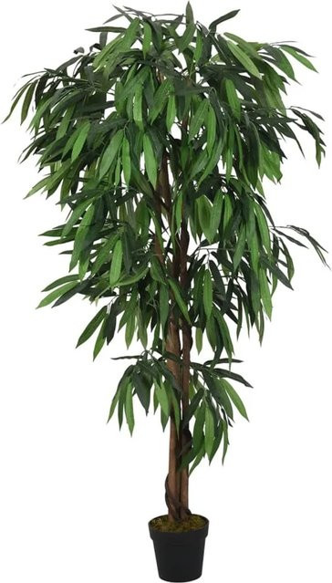 vidaXL Künstlicher Mangobaum in Grün mit 1050 Blättern, Höhe: 200 cm - Bild 1