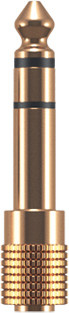 Oehlbach i-Jack AD 35/63 Adapter in Gold mit 3,5 mm Klinkenstecker - Bild 1