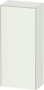 Duravit Halbhochschrank White Tulip in Weiß Matt mit Glastür, B/T/H: 40 x 24 x 88 cm - Bild 1