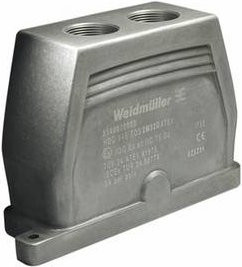 Weidmüller Steckergehäuse HDC 24B TOS 2M32G ATEX 3140020000 in Grau - Bild 1