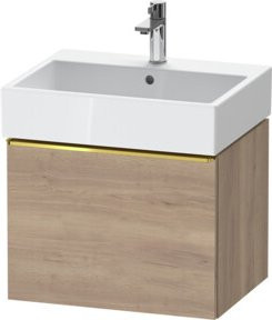 Duravit Waschtischunterschrank D-Neo Wandhängend in Braun, B: 58,4 cm, T: 44,2 cm - Bild 1