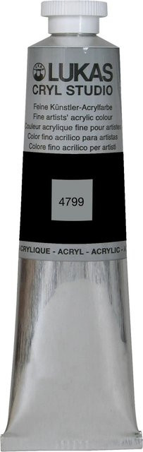 Lukas Cryl Studio Premium-Acrylfarbe Eisenoxidschwarz 75 ml - Bild 1