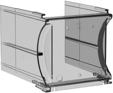 ABB 1SEP619211R0001 ZLBM/ZHBM123 Kabelabdeckung transparent Länge: 86 mm - Bild 1