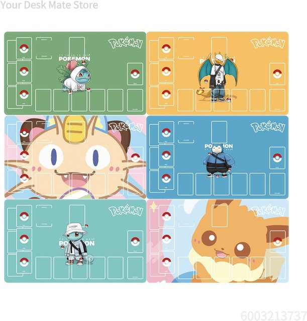 Potdemiel Pokémon Charizard Mew Jigglypuff Karten-Spielmatte, Zubehör - Bild 1