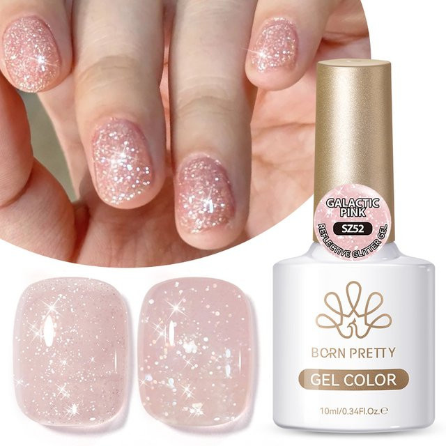 BORN PRETTY Nagellack, Galaktisches Rosa, Glänzend, 10 ml - Bild 1