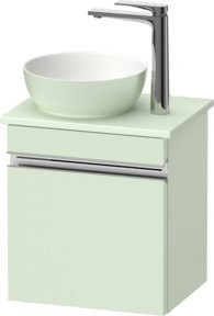 Duravit Sivida Konsolen-Waschtischunterschrank wandhängend, Farbe Grün, B/T/H: 40 x 44 x 32,5 cm - Bild 1