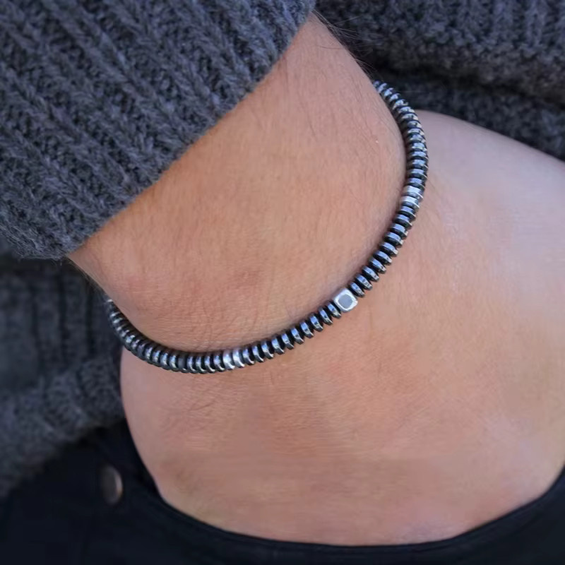ATTYIRENA Armband, Hämatit, Schwarz, Unisex - Bild 2