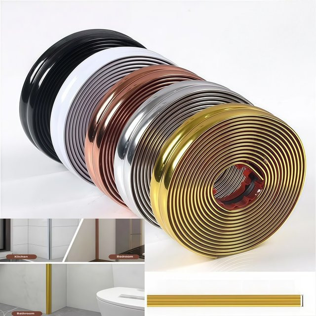 Selbstklebender PVC Kantenschutzstreifen in Schwarz als Anti-Kollisions-Band für Wände und Möbel, Länge: 200 cm, Breite: 2 cm - Bild 1