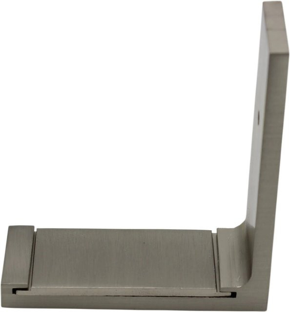 Mydeco Gardinenstangen-Halterung aus Metall in Silber mit 6,5 cm Abstand für die Wandmontage - Bild 1