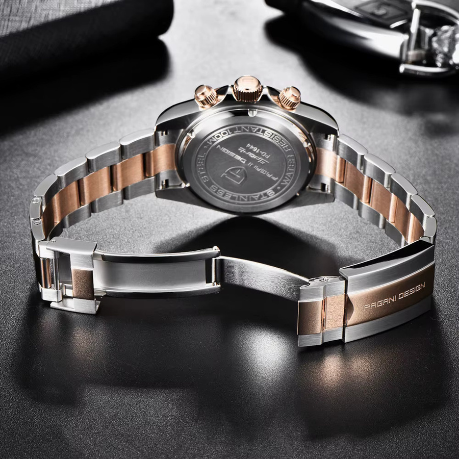 PAGANI DESIGN Chronograph, Quarz, Edelstahl, Herren - Bild 5