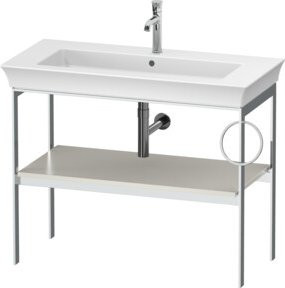 Duravit Waschtisch-Konsole White Tulip in Nordweiß matt, Breite: 98,4 cm, Tiefe: 45 cm - Bild 1
