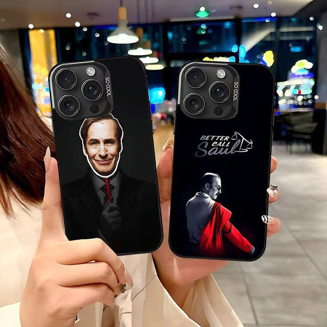 TV-B-Better Call Saul Handyhülle für iPhone 15 16 17 Pro Max und weitere Modelle in Schwarz - Bild 1