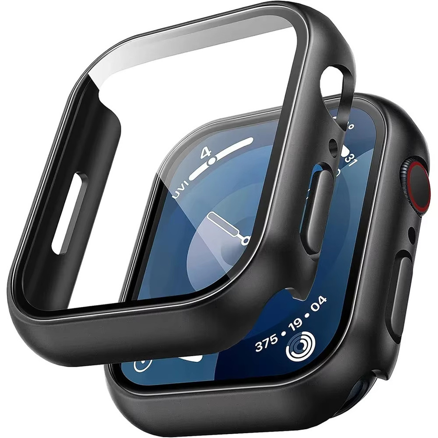 NEY Displayschutzfolie aus gehärtetem Glas für Apple Watch Serie 10, 9, 8, 7, 6, 5, 4, 3, 2, SE (46 mm, 45 mm, 44 mm, 42 mm, 41 mm, 40 mm) - Bild 1