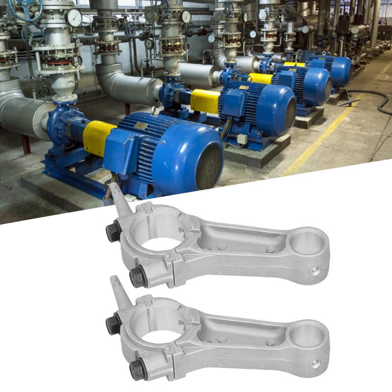 2er-Set Kurbelwellenpleuel aus Aluminium in Silber passend für Benzingeneratoren 168F, GX160 und GX200 (2-2,5 KW) von TOMTOP JMS - Bild 3