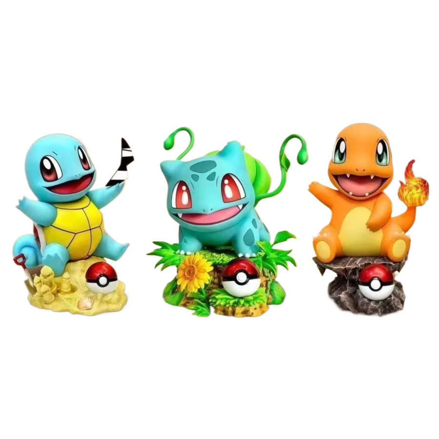 Bandai Pokémon Bulbasaur Squirtle Charmander, Actionfiguren, Kunststoff - Bild 4