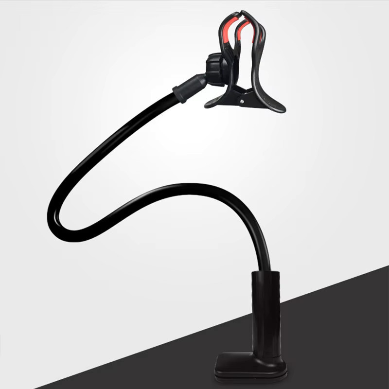 Universelle flexible Handyhalterung mit Klemmhalter für Bett und Tisch, verstellbare Smartphone-Halterung für Desktop und Bett, erhältlich in Blau und Schwarz - Bild 2