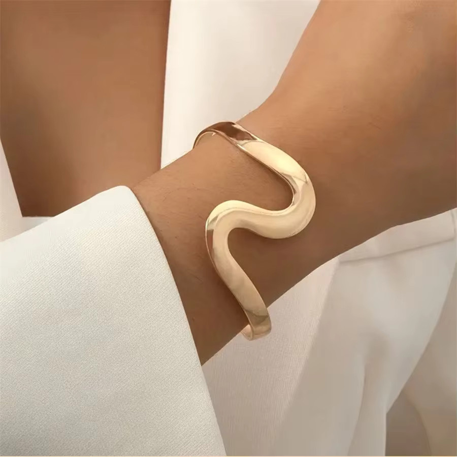 Rinhoo Armband, S-förmig, Gold, Damen - Bild 2