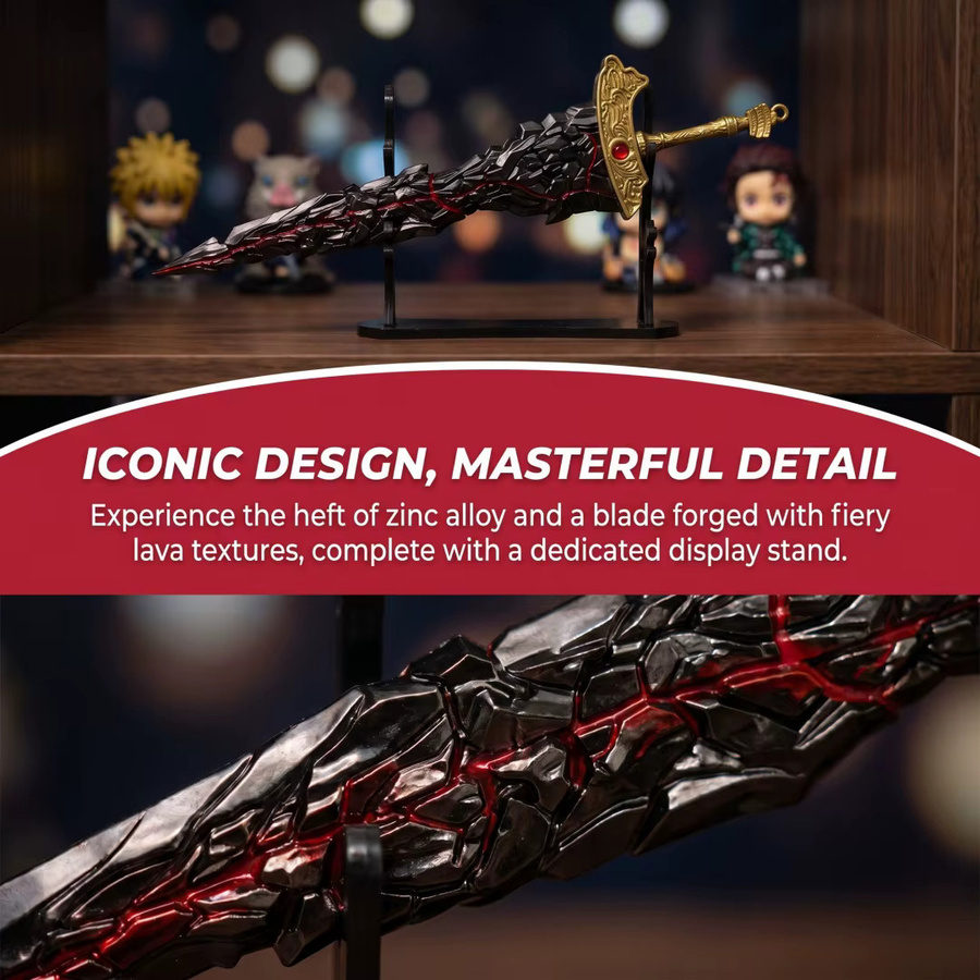 Bandai Elden Katana, Anime Ninja Messer, Metall, Samurai Säbel - Bild 2