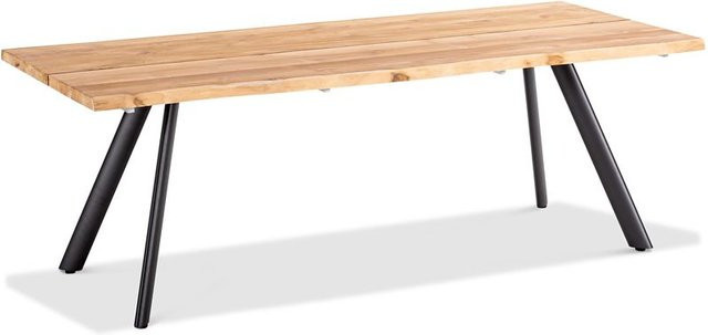 Gartentisch SOLID von NIEHOFF GARDEN aus Teakholz und Metall in Anthrazit und Braun - Bild 1