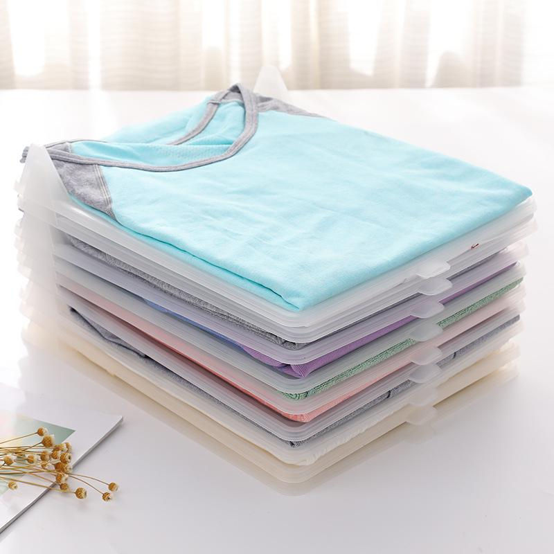 Kleiderschrank Organizer für T-Shirts und Hosen mit Klappbrett zur Kleidungslagerung - Bild 2