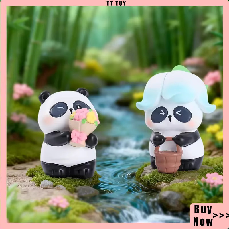 52TOYS Blumen-Rhyme Panda Baobao Serie, Mini-Panda-Puppe, Einzelfigur - Bild 2