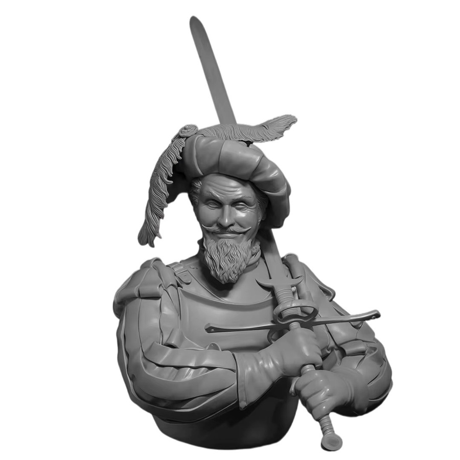 MEEKLION MODEL Söldnerbogenschütze Büste, Unbemalter Resin-Modellbausatz, Militär, Maßstab 1:10 - Bild 3
