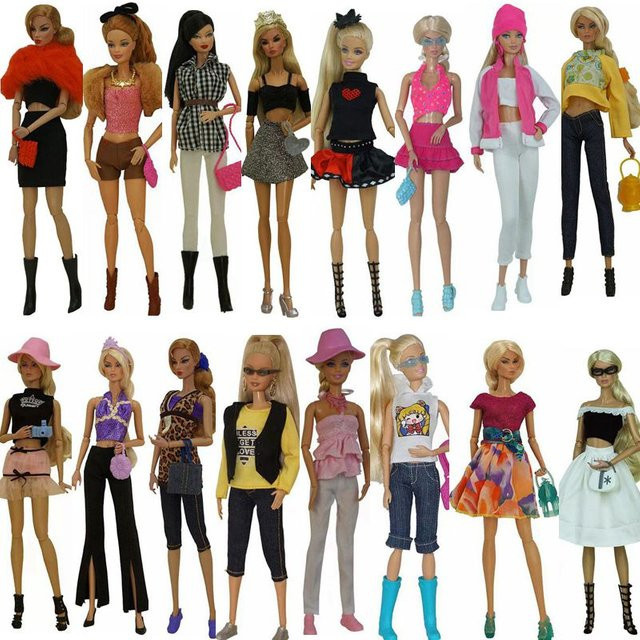 Barbie Puppenhaus-Outfits, Kleidungsset, Zubehör - Bild 1