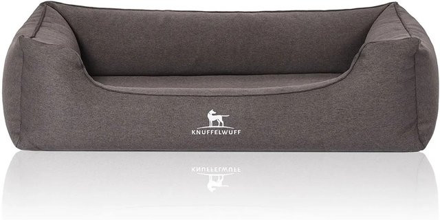 Knuffelwuff Hundebett Leano Orthopädisch mit Schaumstoffkern und abnehmbarem Bezug, Schwarz/Grau, B: 105 cm, T: 75 cm - Bild 1