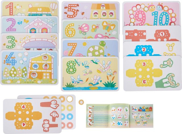 Playmais Fun to learn numbers Card-Set Zahlen Bunt / Mehrfarbig - Bild 1