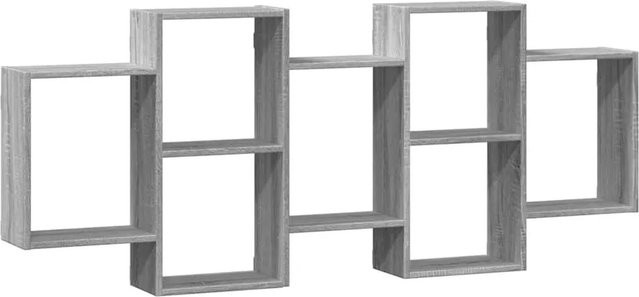 vidaXL Wandregal Grau Sonoma aus Holzwerkstoff B: 159 cm, H: 65 cm, T: 18 cm - Bild 1